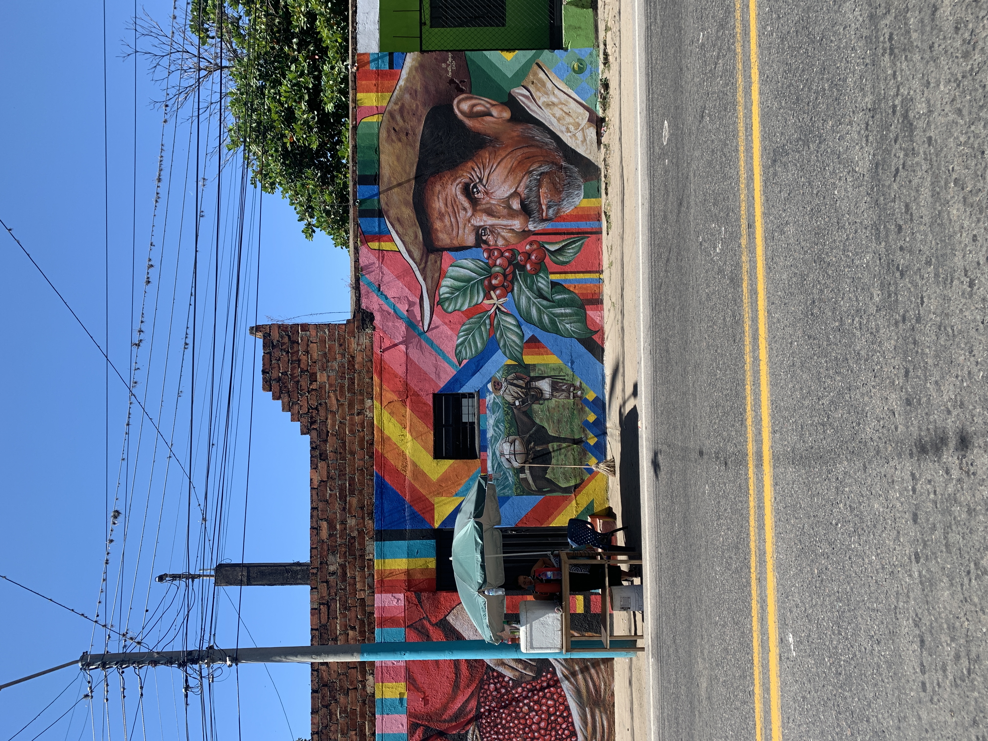 On the road to las gachas Guadalupe from San Gil