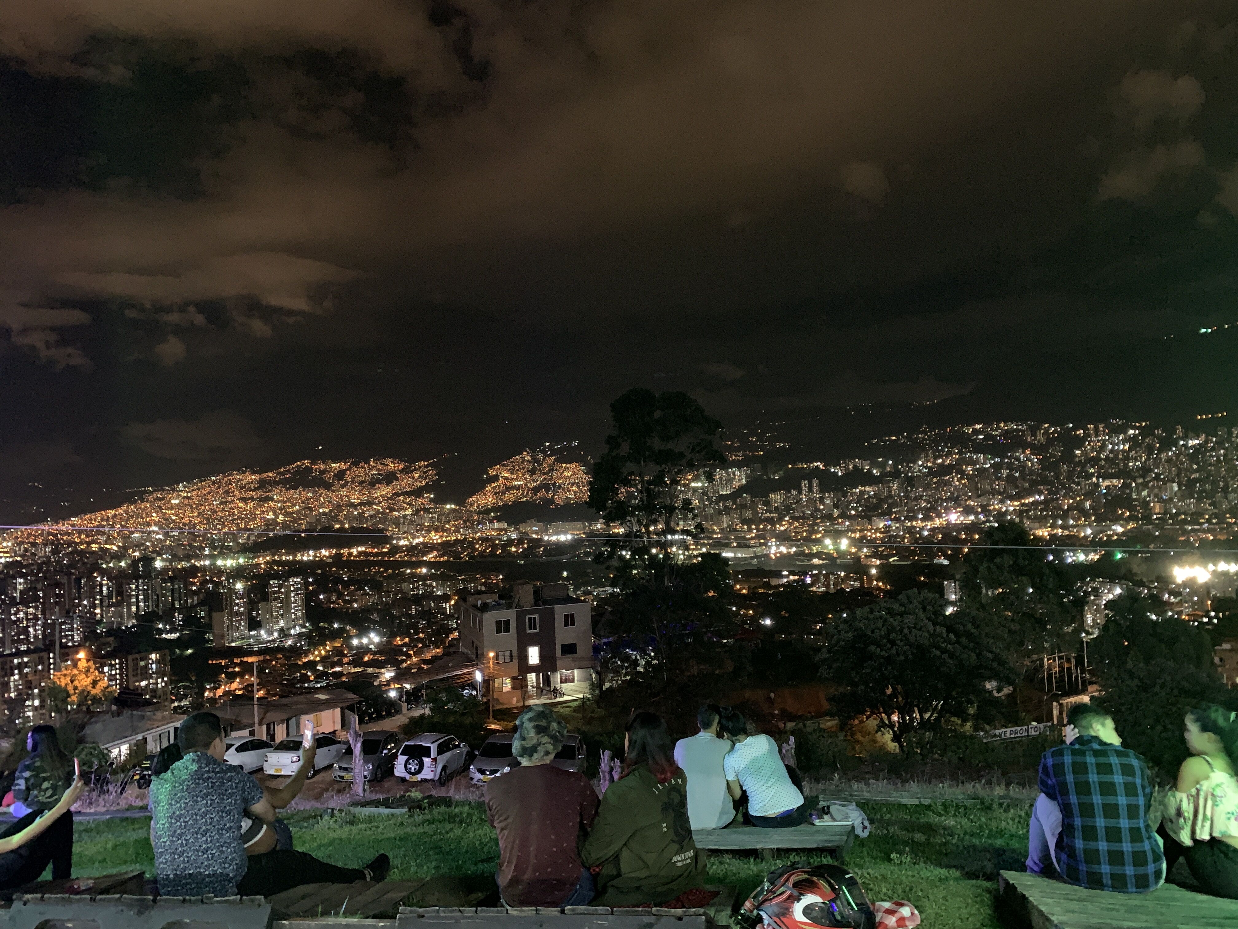 Best Viewpoints in Medellín at night